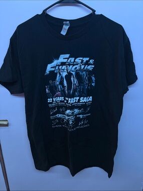 Gildan Black Fast & Furious Graphic Tee
